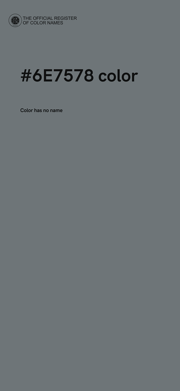 #6E7578 color image