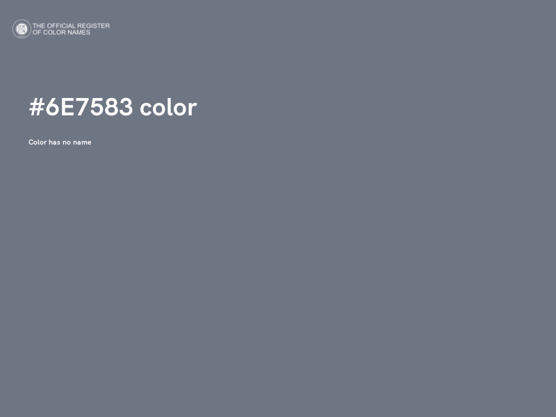 #6E7583 color image
