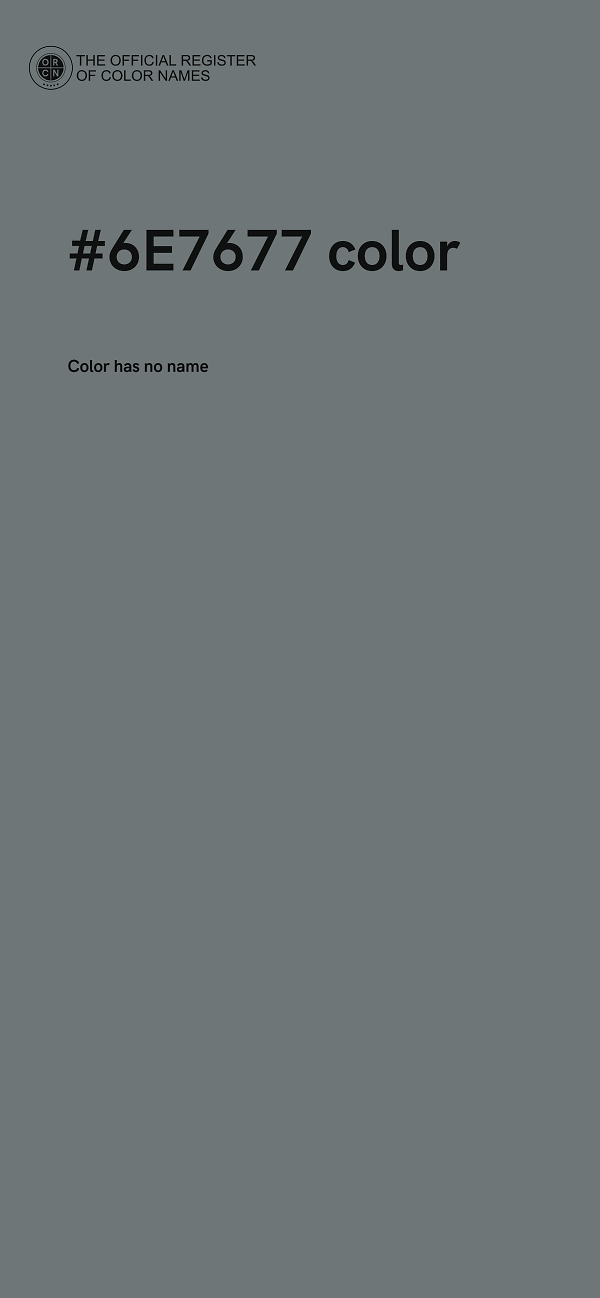 #6E7677 color image