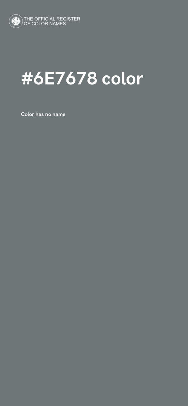 #6E7678 color image