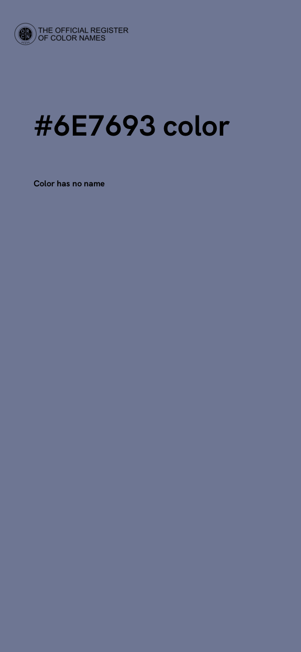 #6E7693 color image