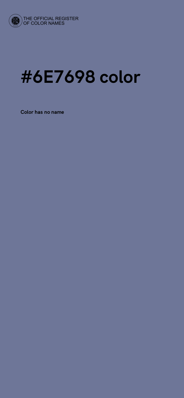 #6E7698 color image