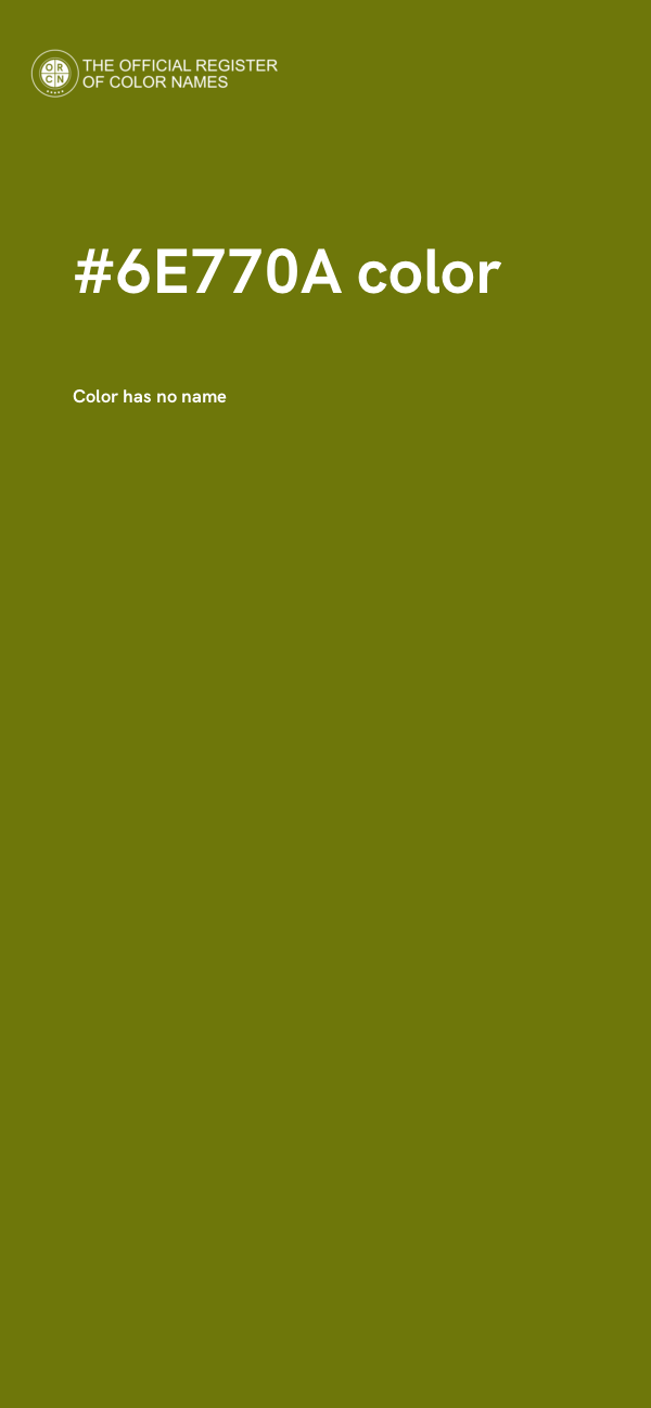 #6E770A color image