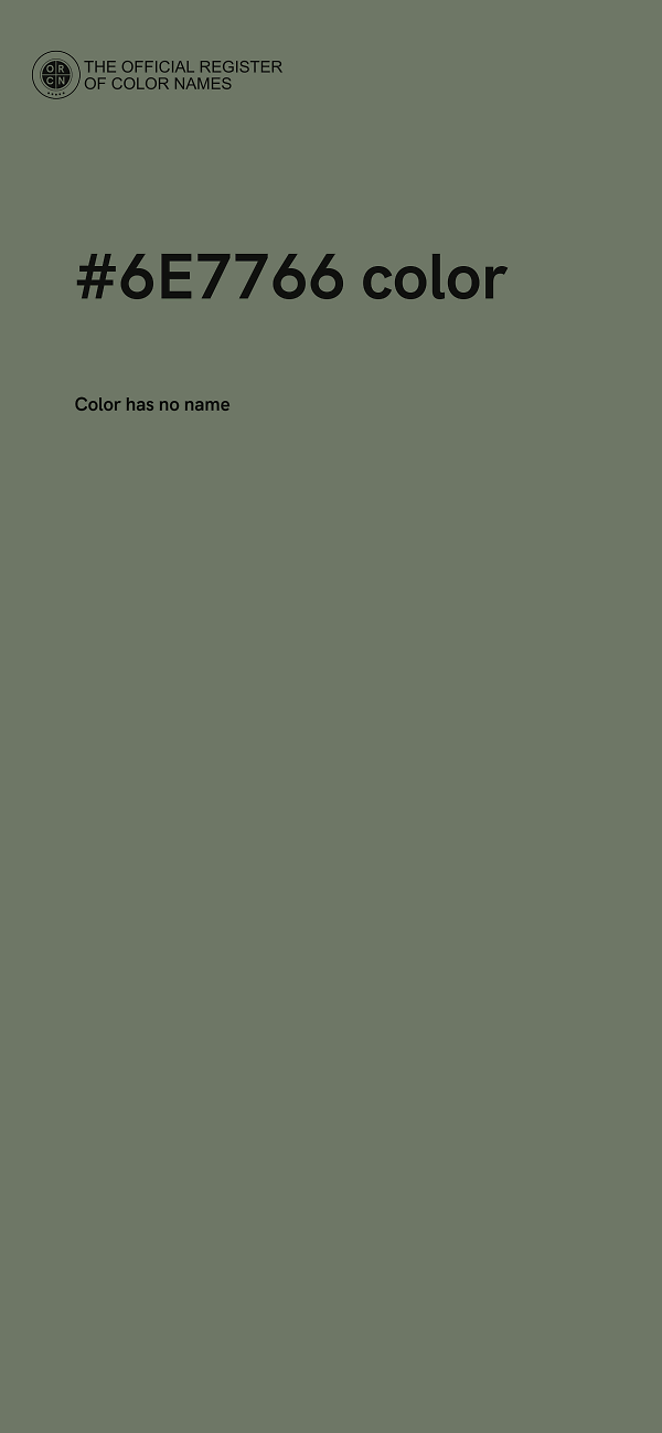 #6E7766 color image