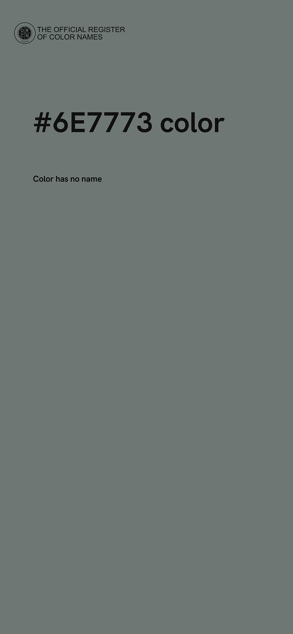 #6E7773 color image