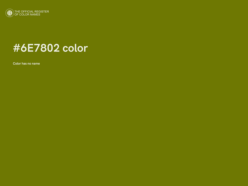 #6E7802 color image