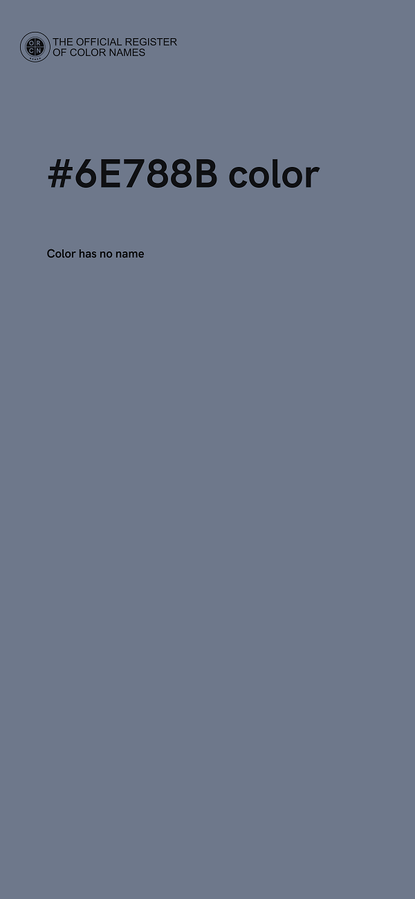 #6E788B color image