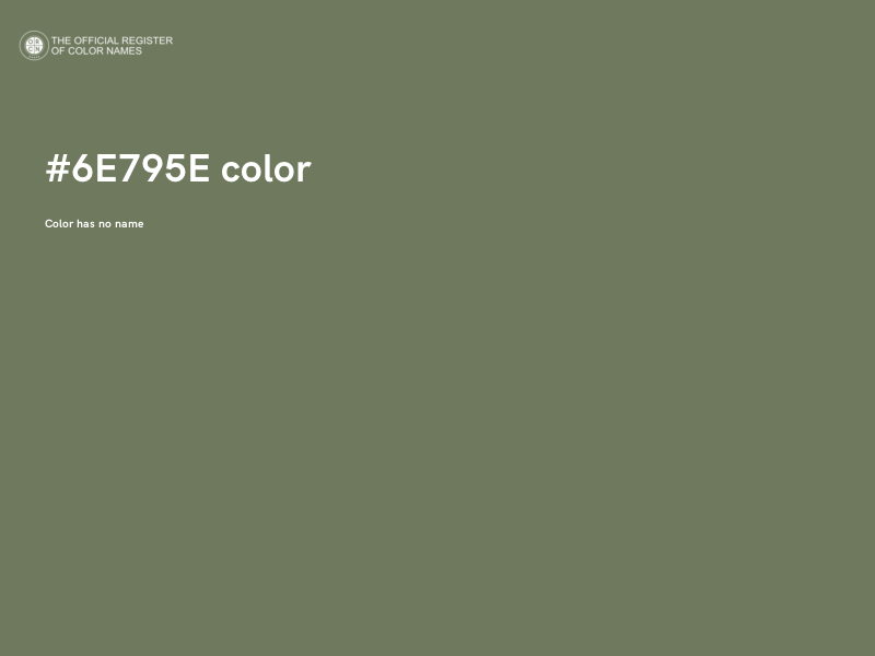 #6E795E color image