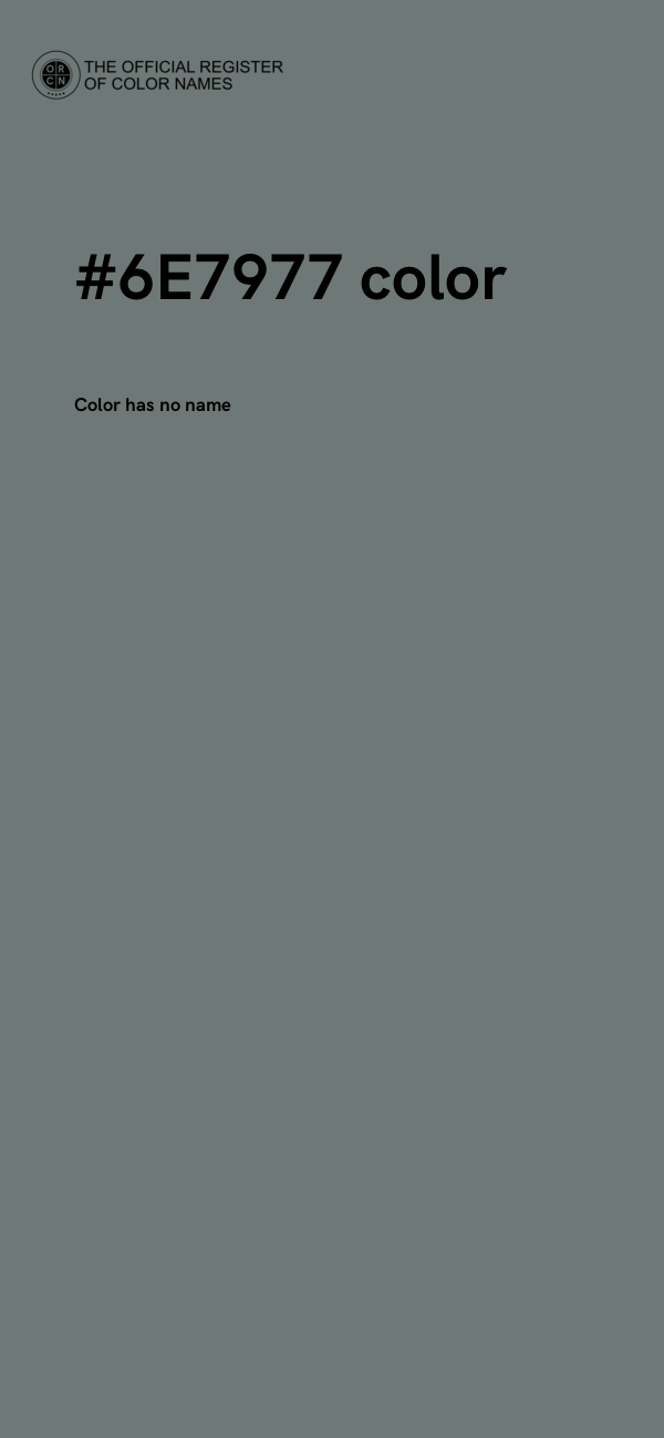 #6E7977 color image