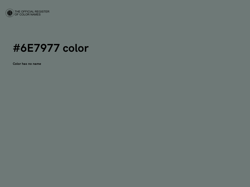 #6E7977 color image