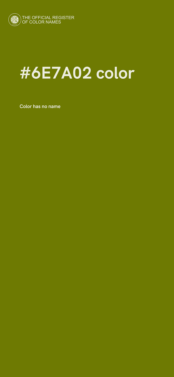 #6E7A02 color image