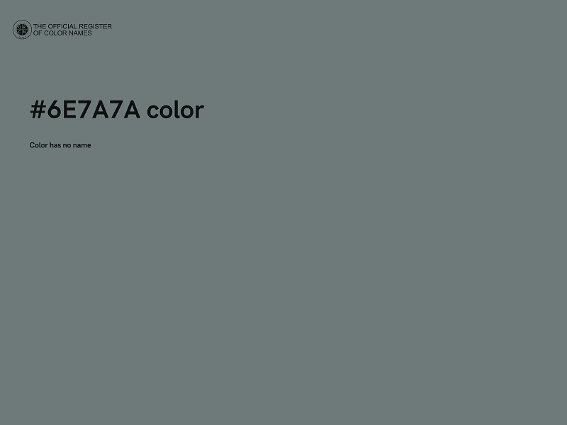 #6E7A7A color image