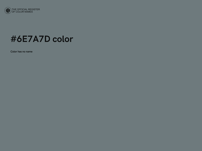 #6E7A7D color image