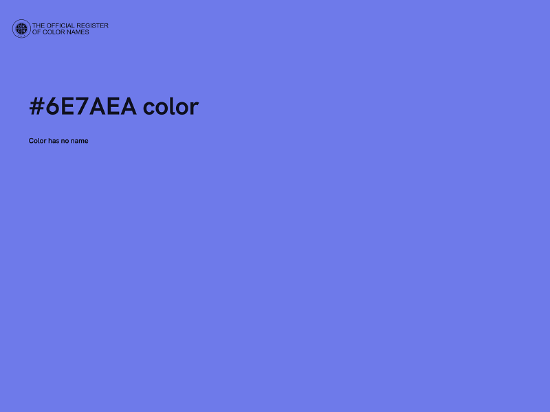 #6E7AEA color image