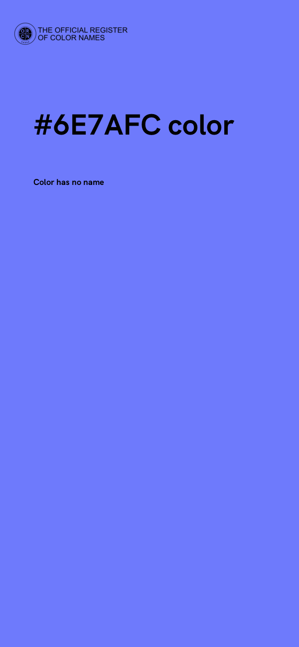 #6E7AFC color image