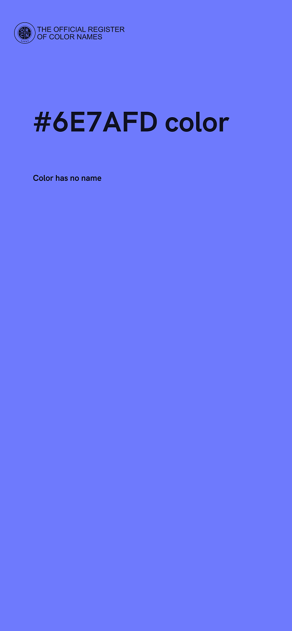 #6E7AFD color image