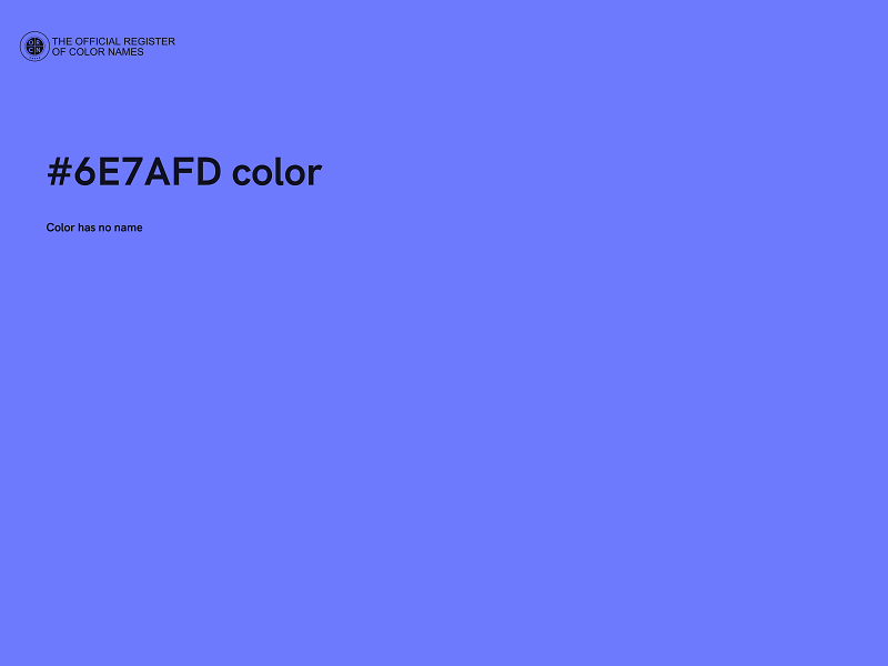 #6E7AFD color image