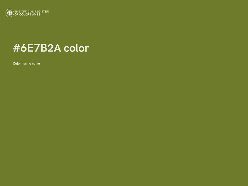 #6E7B2A color image