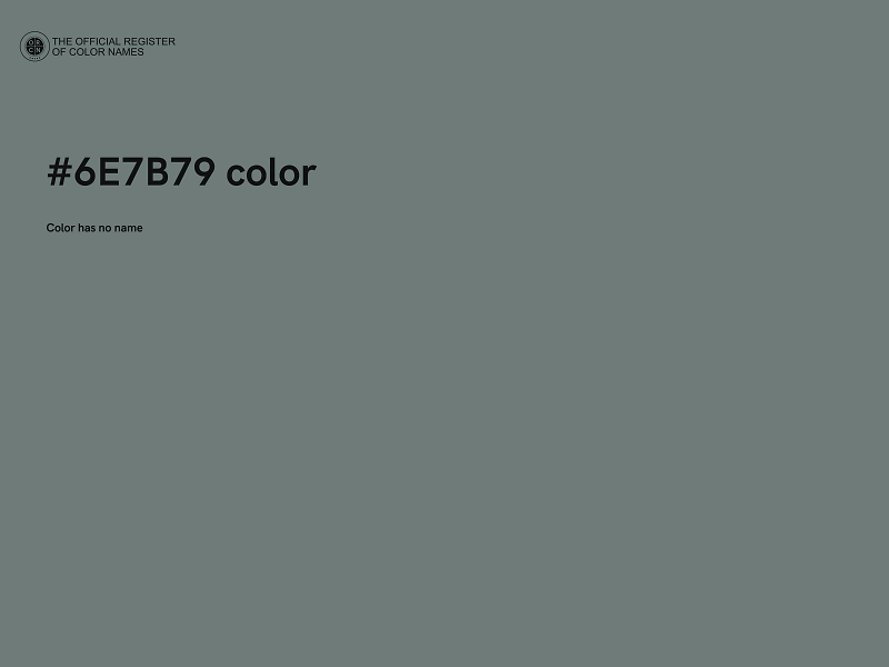 #6E7B79 color image