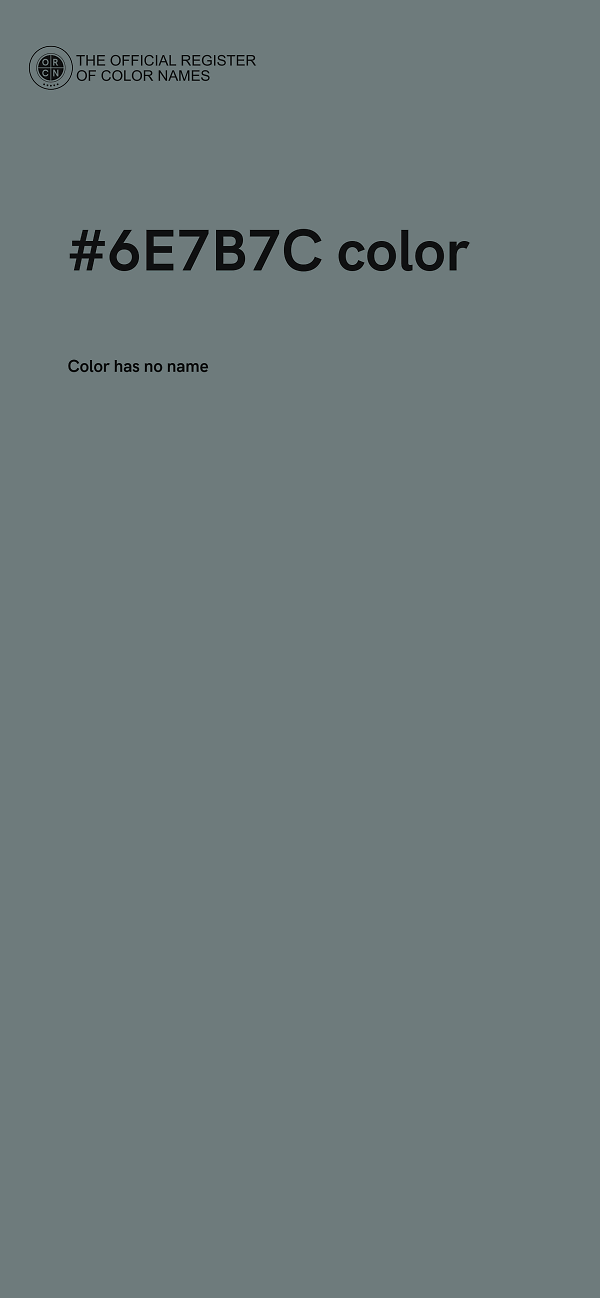#6E7B7C color image