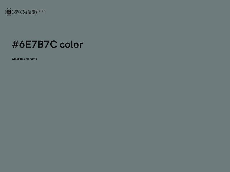 #6E7B7C color image