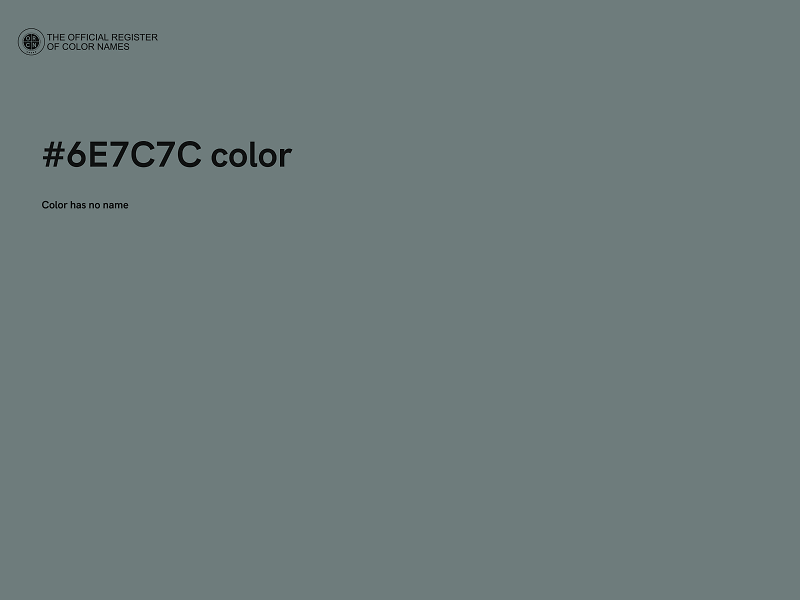 #6E7C7C color image