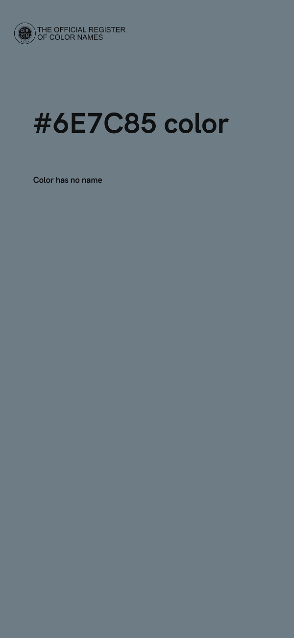 #6E7C85 color image