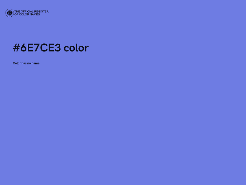 #6E7CE3 color image