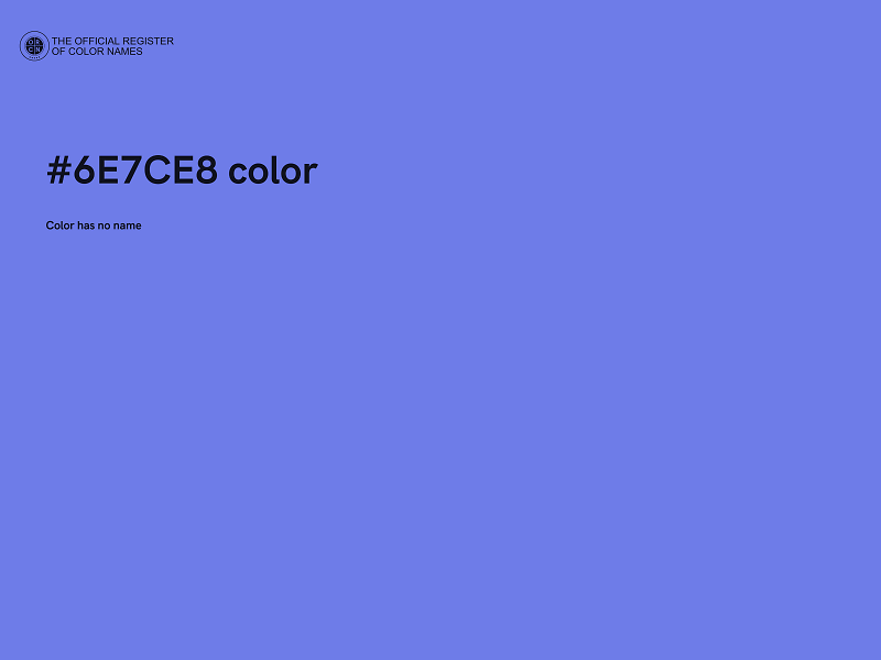 #6E7CE8 color image