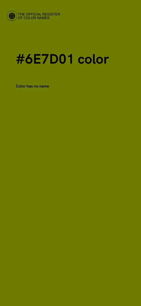 #6E7D01 color image