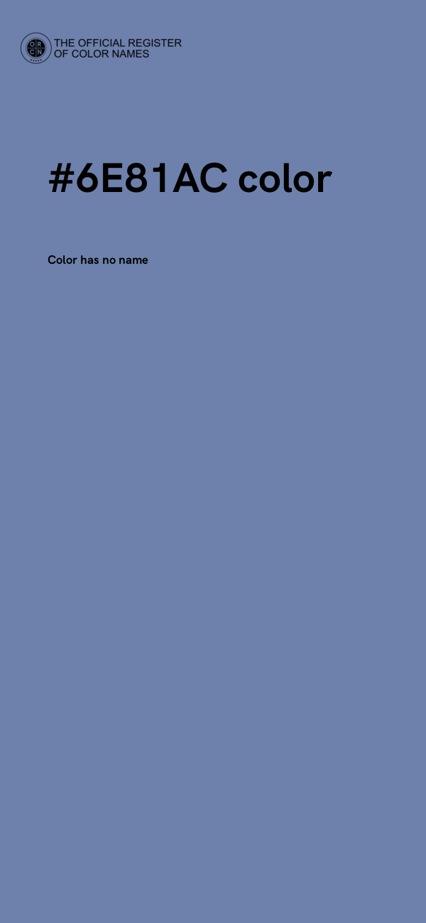 #6E81AC color image