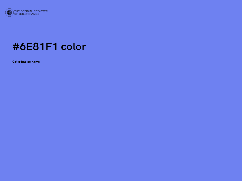 #6E81F1 color image