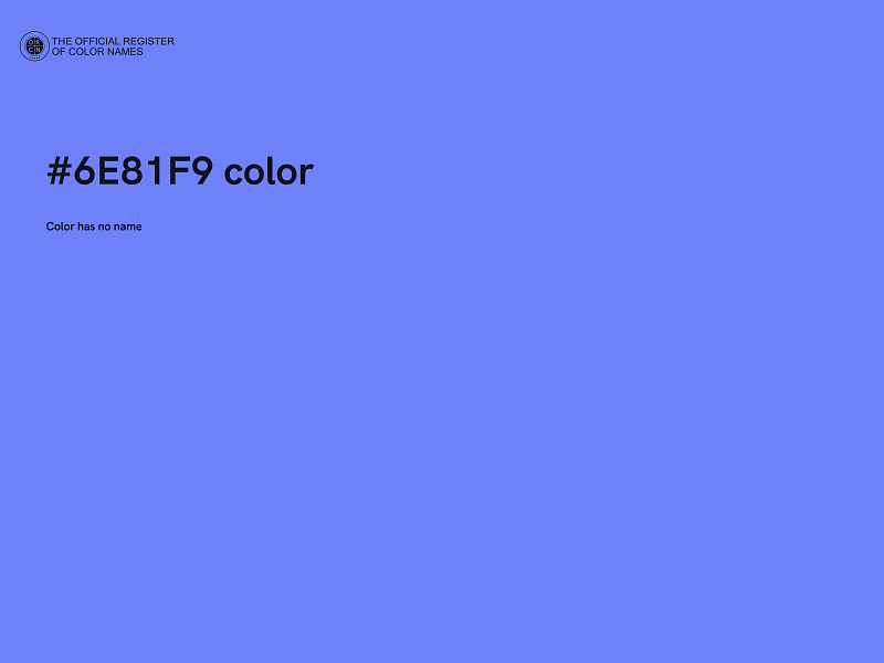 #6E81F9 color image