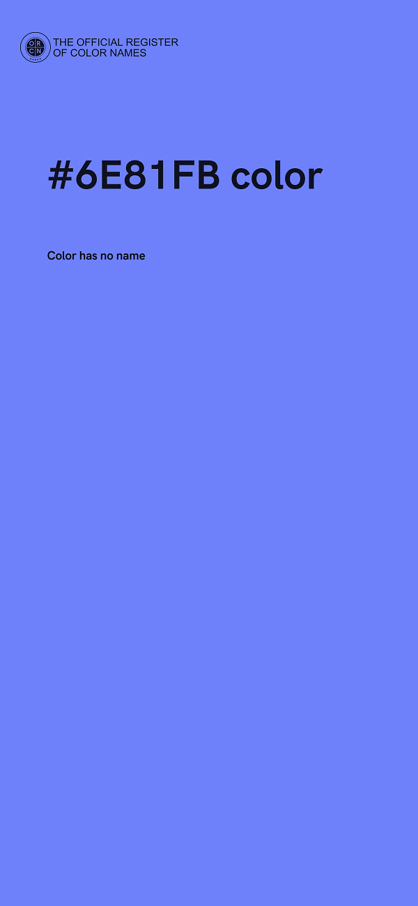 #6E81FB color image