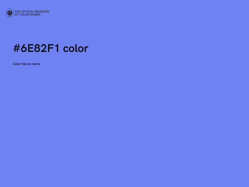 #6E82F1 color image