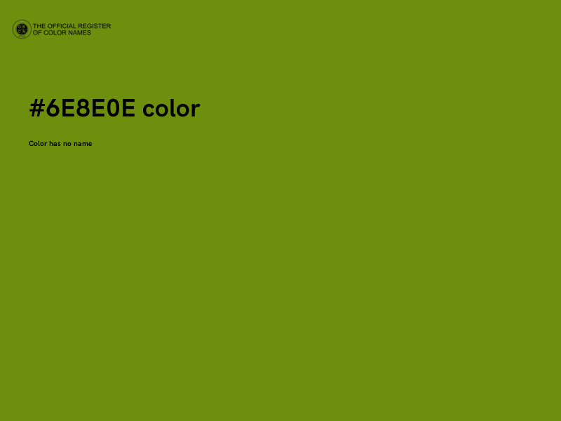 #6E8E0E color image