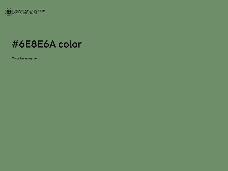 #6E8E6A color image