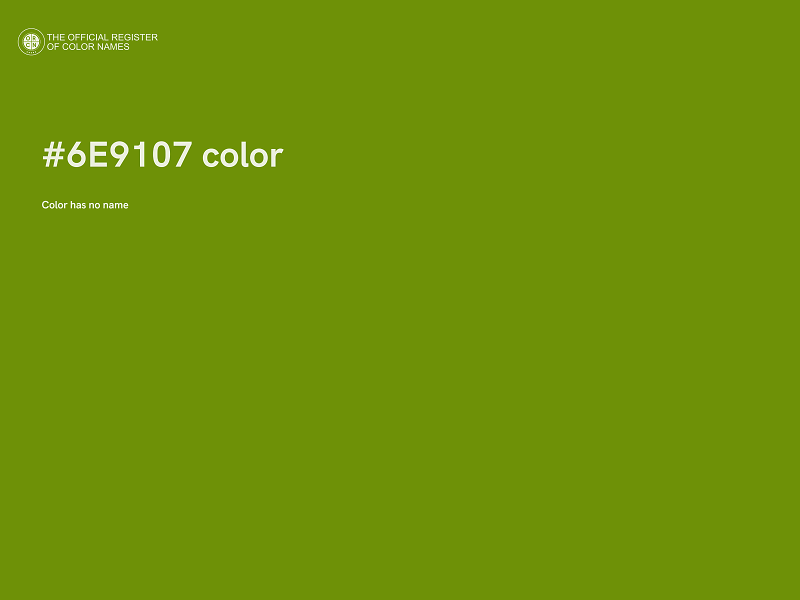 #6E9107 color image