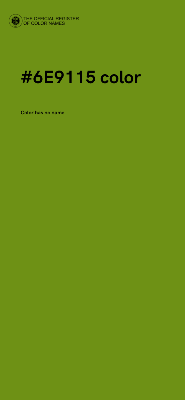 #6E9115 color image