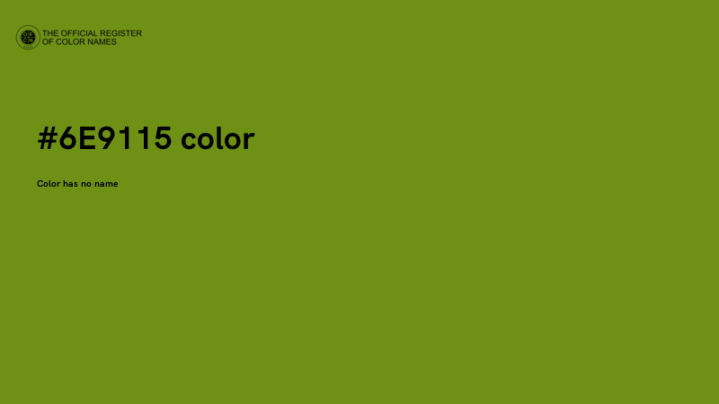 #6E9115 color image