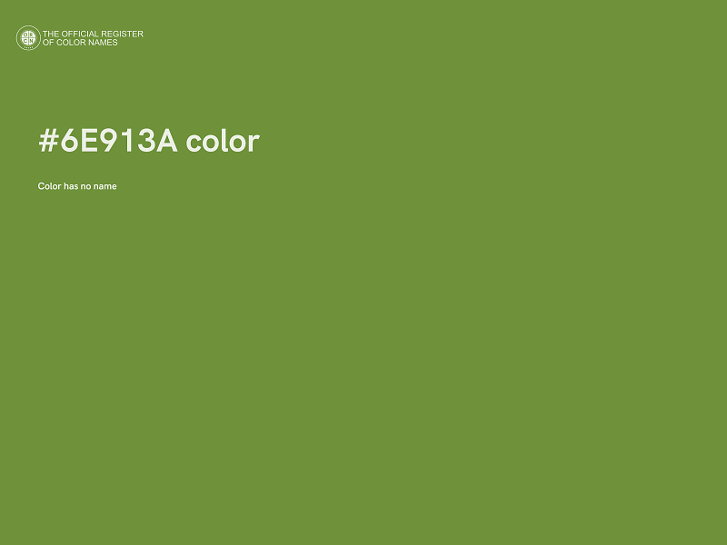 #6E913A color image