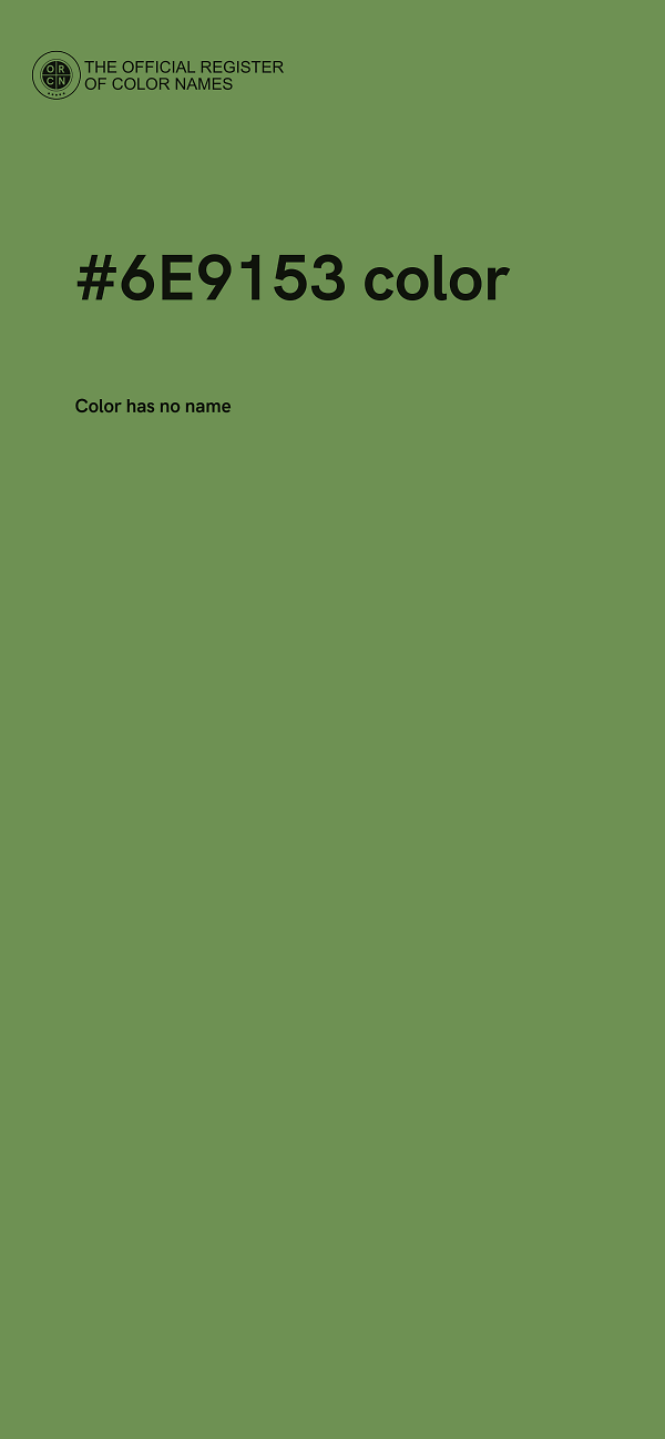 #6E9153 color image