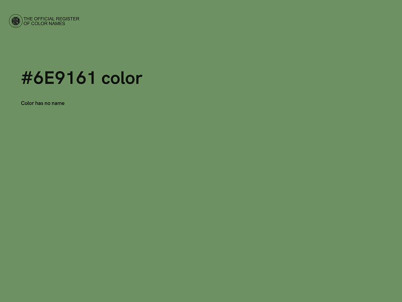 #6E9161 color image