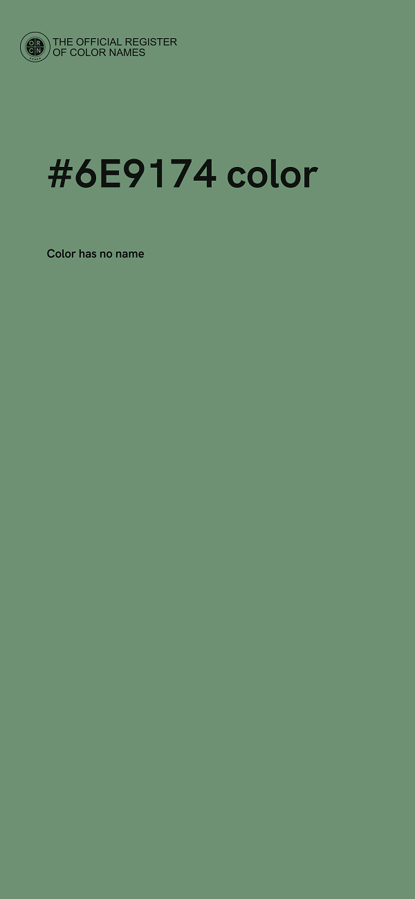 #6E9174 color image