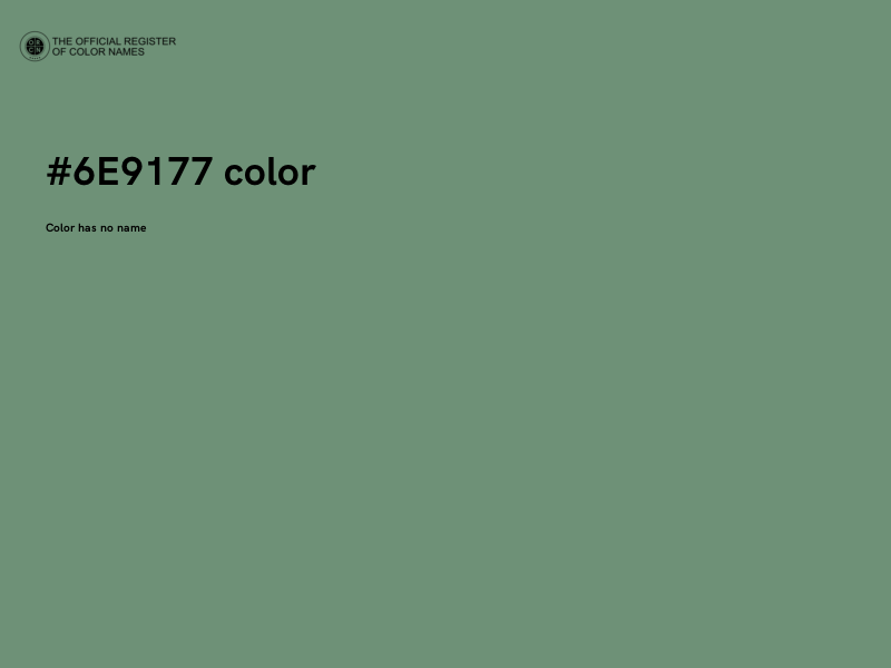 #6E9177 color image