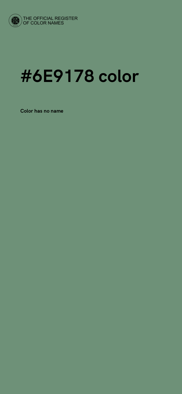 #6E9178 color image