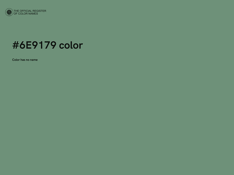 #6E9179 color image