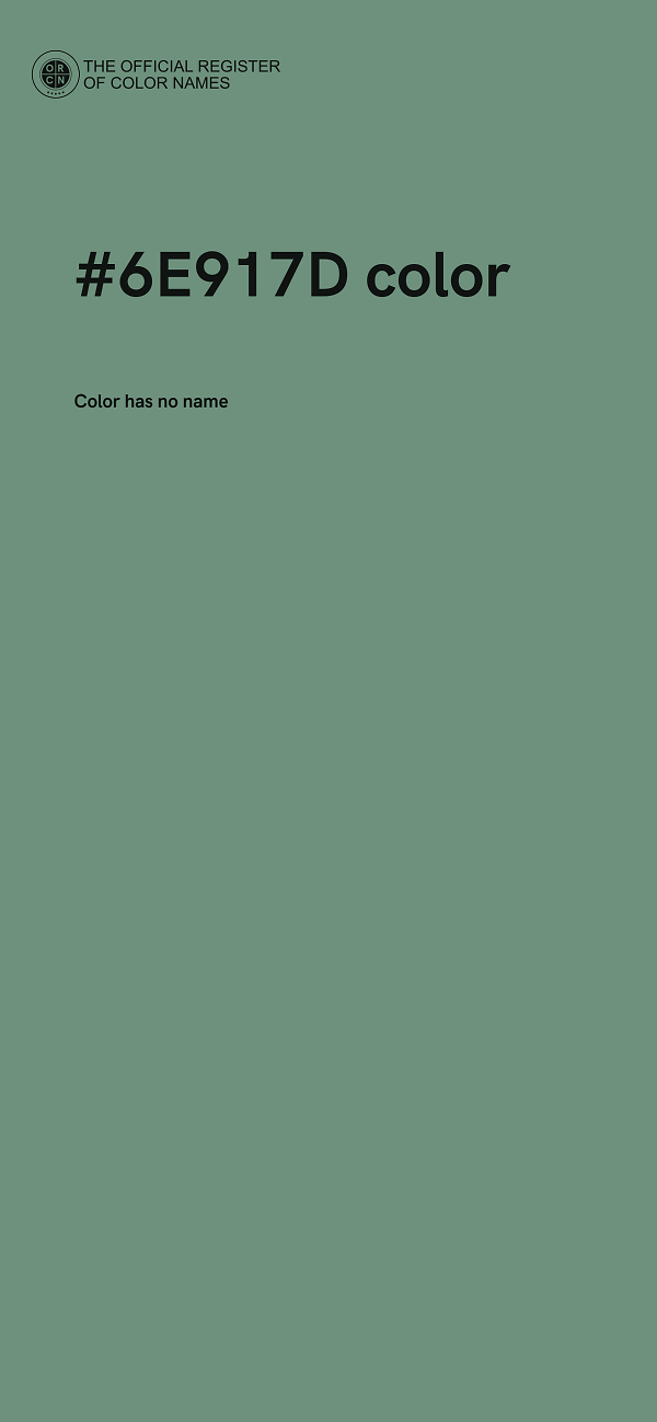 #6E917D color image