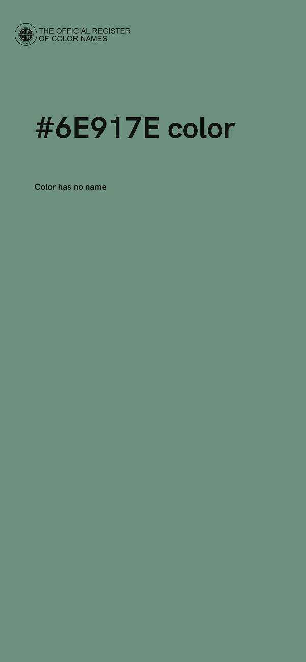 #6E917E color image