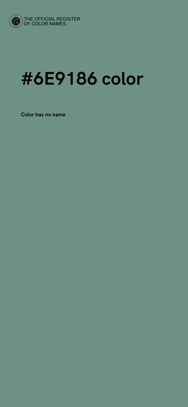 #6E9186 color image